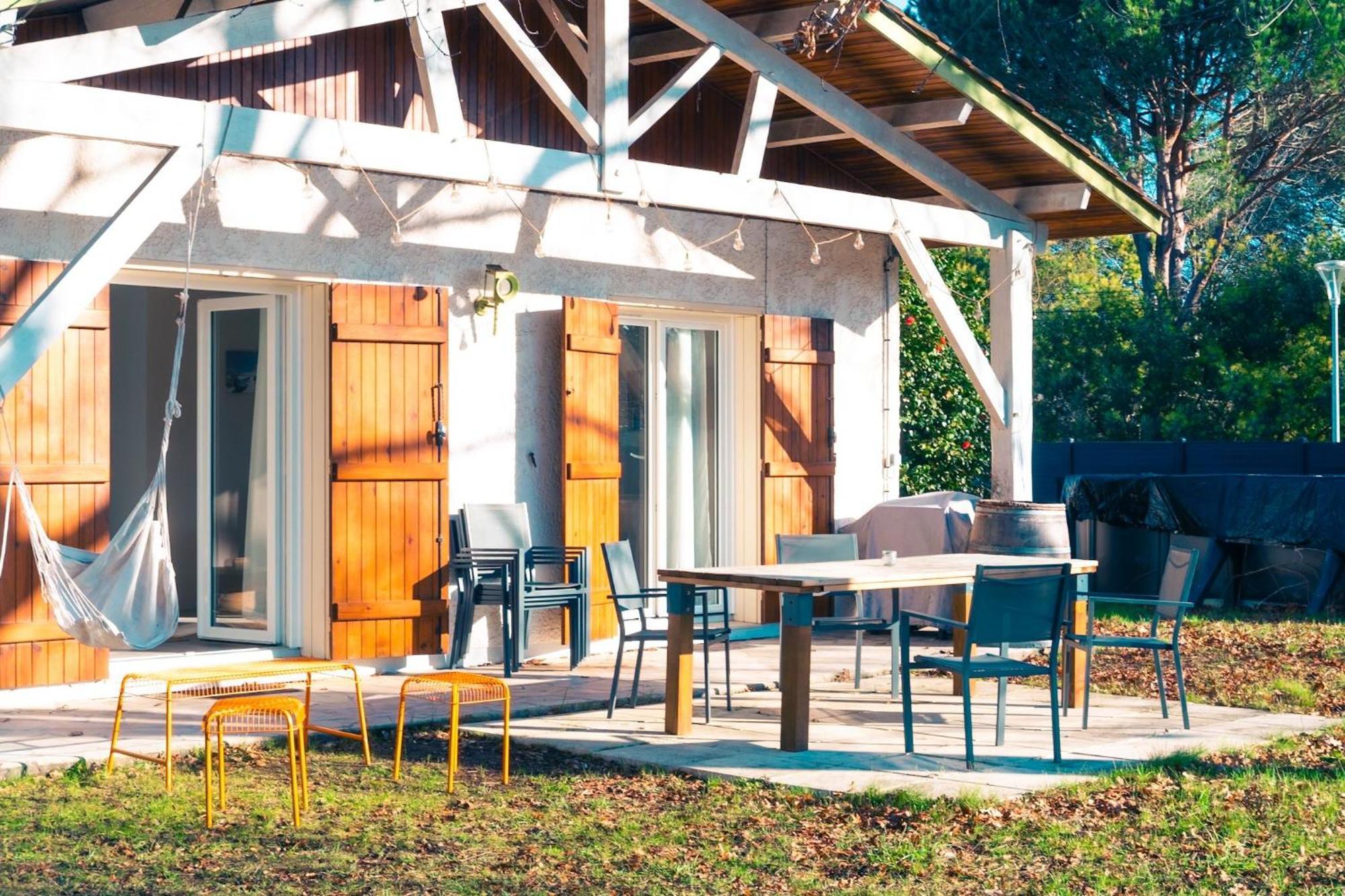 Villa Au Calme Avec Piscine, Grand Jardin Et Studio Independant Andernos-les-Bains Luaran gambar